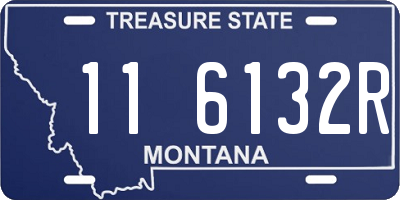 MT license plate 116132R