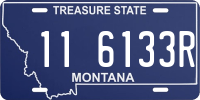 MT license plate 116133R