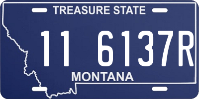 MT license plate 116137R