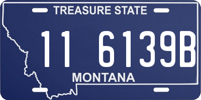 MT license plate 116139B