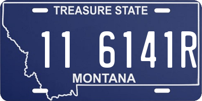 MT license plate 116141R