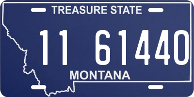 MT license plate 116144O