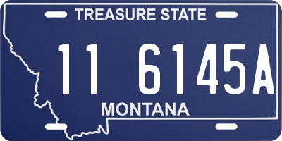 MT license plate 116145A