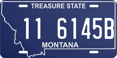 MT license plate 116145B