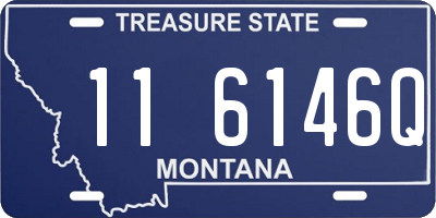 MT license plate 116146Q