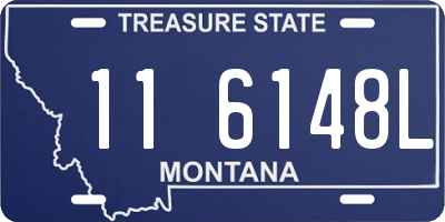 MT license plate 116148L