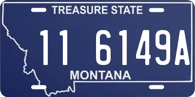MT license plate 116149A
