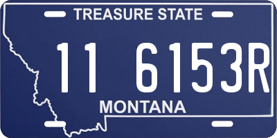 MT license plate 116153R