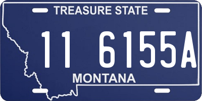 MT license plate 116155A