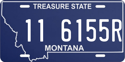 MT license plate 116155R