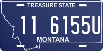 MT license plate 116155U
