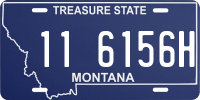 MT license plate 116156H