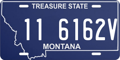 MT license plate 116162V