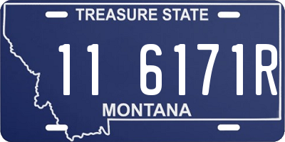 MT license plate 116171R