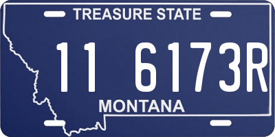 MT license plate 116173R
