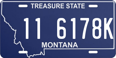 MT license plate 116178K