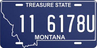 MT license plate 116178U