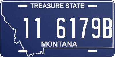MT license plate 116179B