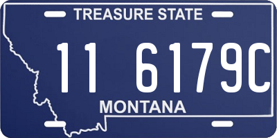 MT license plate 116179C