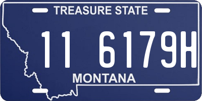 MT license plate 116179H