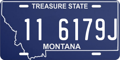 MT license plate 116179J