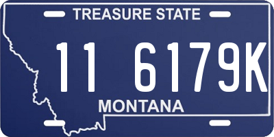 MT license plate 116179K