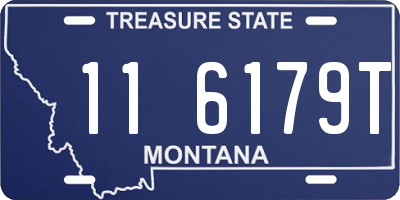 MT license plate 116179T