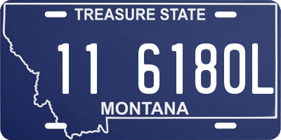 MT license plate 116180L