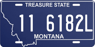 MT license plate 116182L