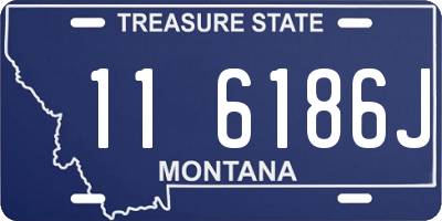 MT license plate 116186J