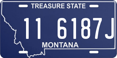 MT license plate 116187J