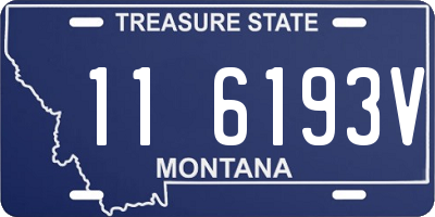 MT license plate 116193V
