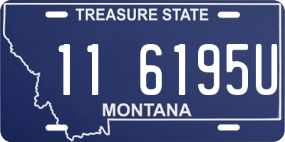 MT license plate 116195U