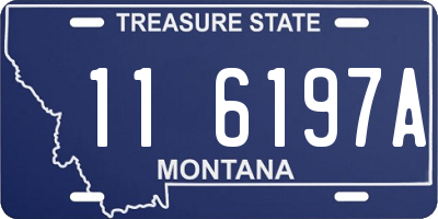 MT license plate 116197A
