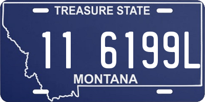 MT license plate 116199L