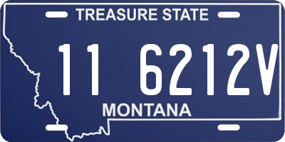 MT license plate 116212V