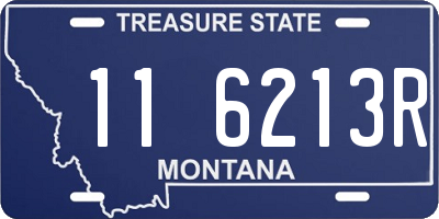 MT license plate 116213R
