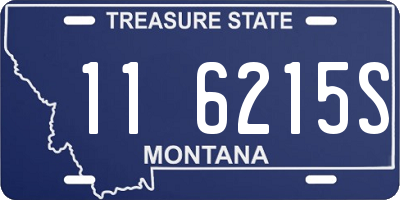 MT license plate 116215S