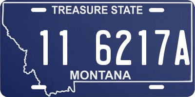 MT license plate 116217A