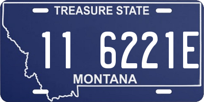 MT license plate 116221E
