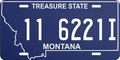 MT license plate 116221I