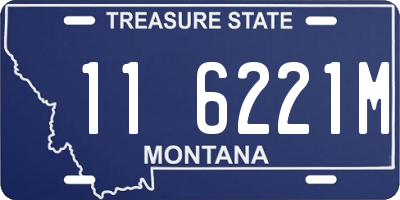 MT license plate 116221M