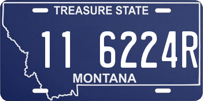 MT license plate 116224R