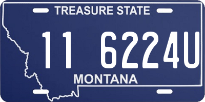 MT license plate 116224U