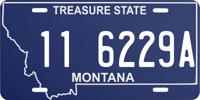 MT license plate 116229A