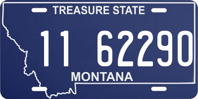 MT license plate 116229O