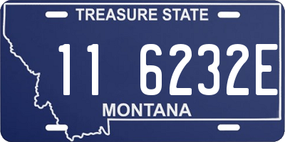 MT license plate 116232E