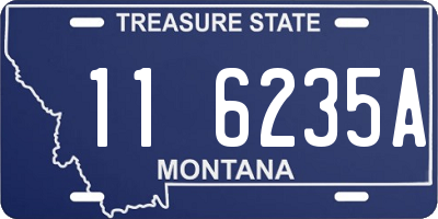 MT license plate 116235A