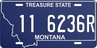 MT license plate 116236R