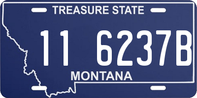 MT license plate 116237B